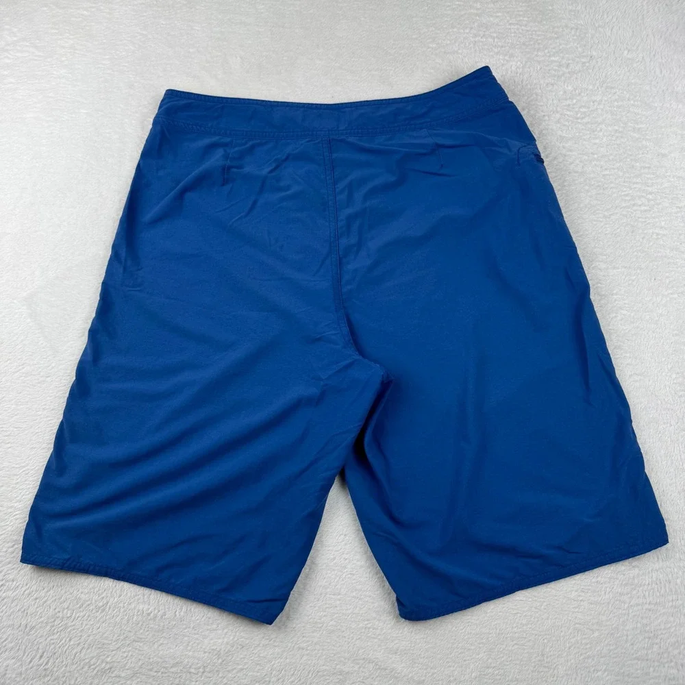 Patagonia Board Shorts Mens 32 Blue Wavefarer Quick Dry Stretch Luxury